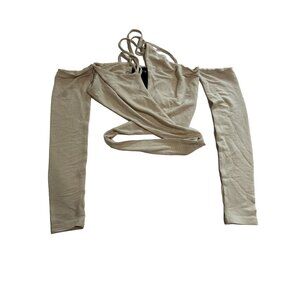 JGR & STN Kimberly Crop Top in Off White